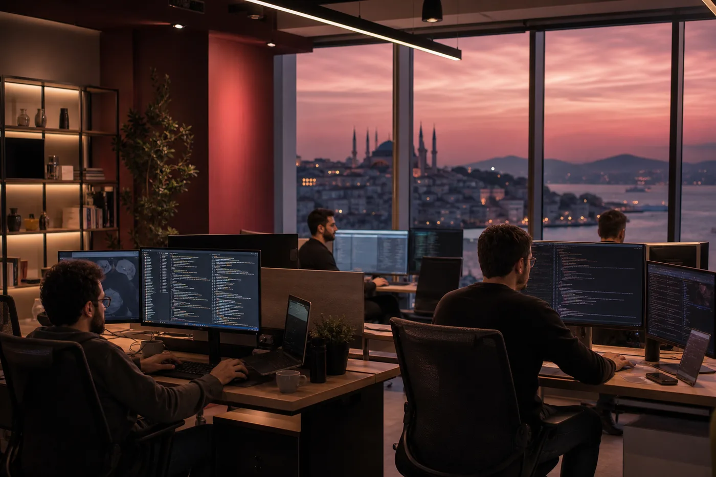 Bosphorus Tech ekibi, Maslak ofisi